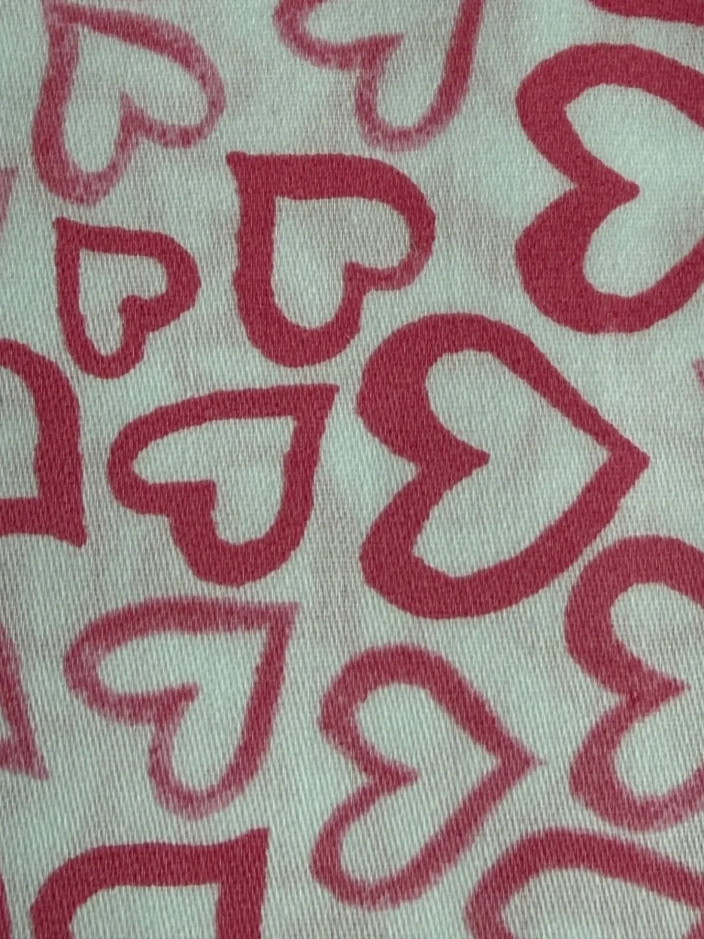 RED HEARTS Charter Club 250 TC Printed 100% Cotton Sateen-Weave FULL Sheet Set